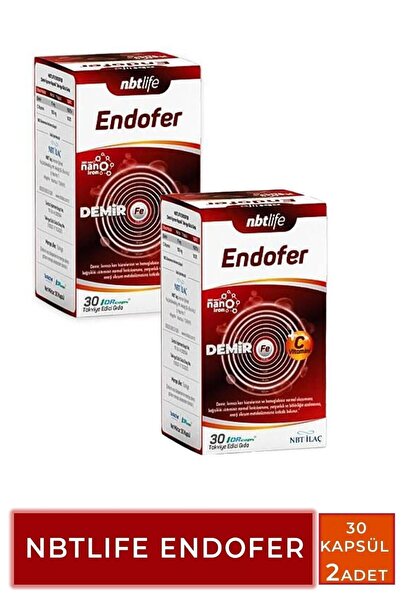 Nbt İlaç Nbt Life Endofer 30 Kapsül 2 Adet