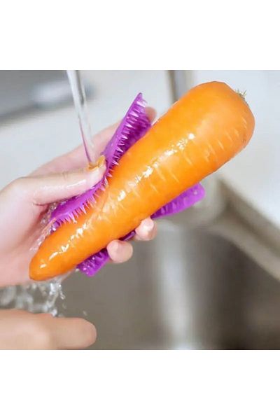 RED KİTCHEN 1Pcs, Multifunctional Fruit and Vegetable Cleaning Brush.Vegetable Washing Brush,
