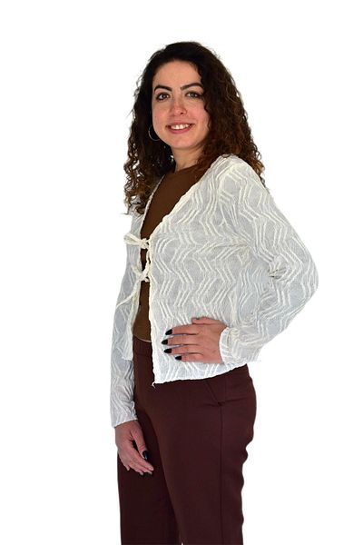 BAGLAN Women's Summer Authentic Wrap Cardigan Bgl-St04246