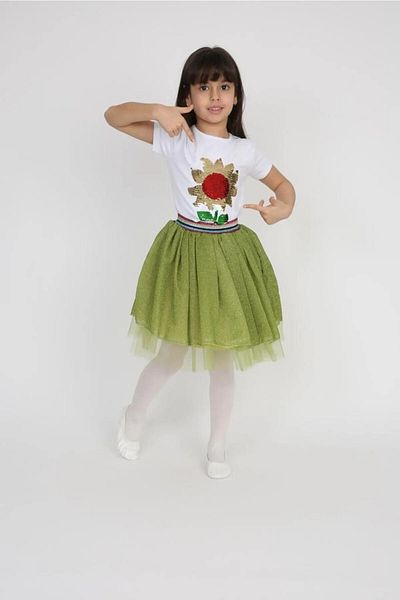 Nacar Kısakadış Woodwind Girl Suit Etet Tshirt 0-24 Months