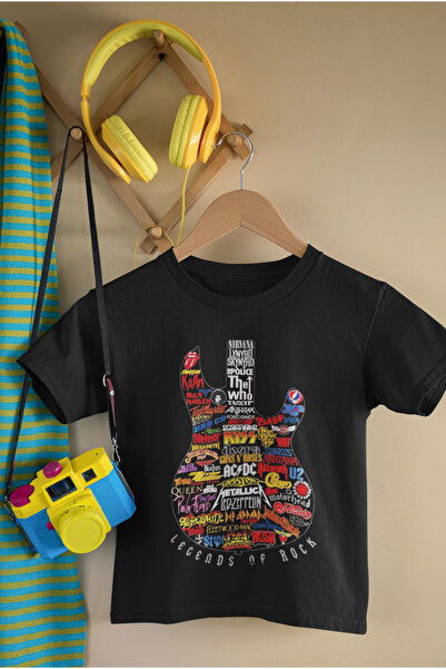 SVART WEAR تيشيرت أطفال من القطن من أساطير الروك