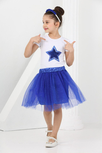 YCN GİYİM Girl Children's Bottom Top Suit 23 April Show Outfit
