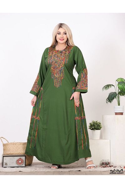 Genrics Comfortable, embroidered, cotton, ready-to-wear reception jalabiya