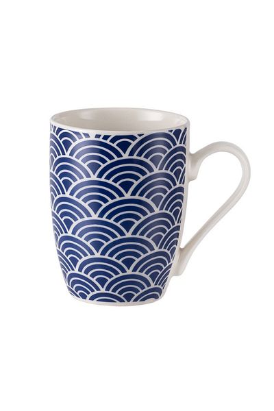 Madame Coco Miller Mug - Blue/White - 360 ml