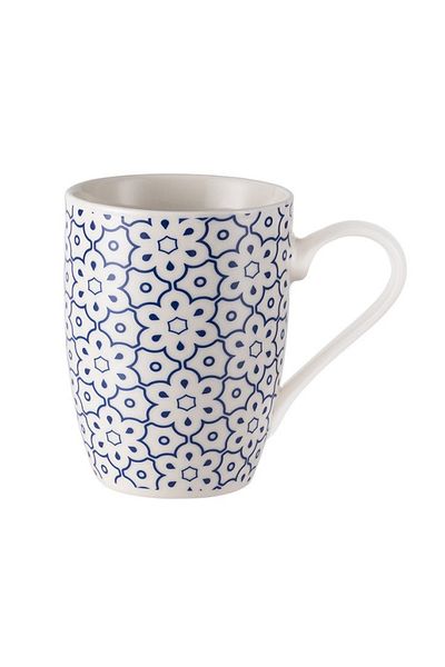 Madame Coco Fiona Mug - Blue/White - 360 ml