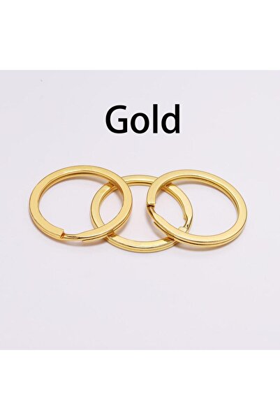 Choice 30 مم من الذهب 10 قطع/مجموعة 25 28 30 مم من حلقات المفاتيح المستديرة ا...