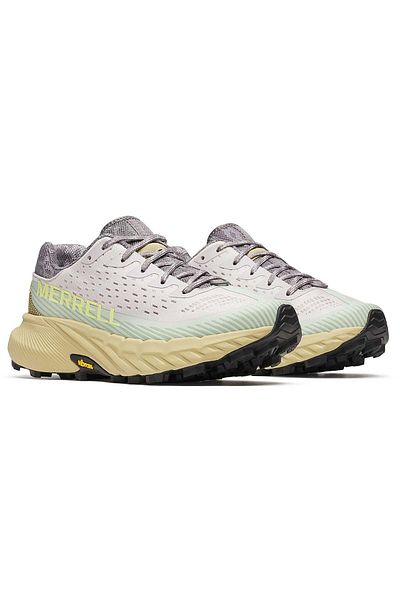 Merrell حذاء رياضي للجنسين من Agility Peak 5 باللون الرمادي والأخضر