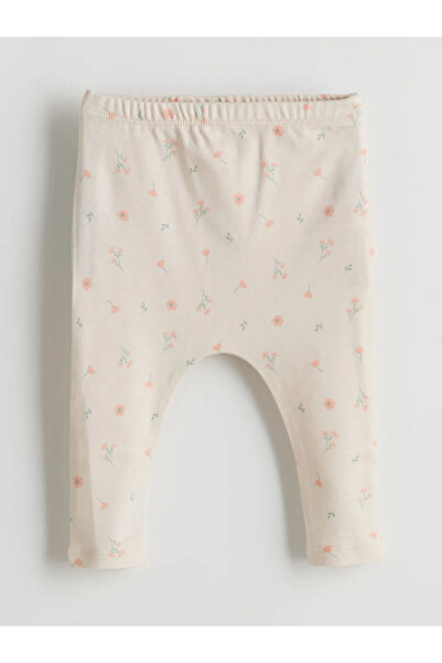 LC Waikiki Lcw Baby Ecru Baby Lapel Floral Baby Girl Blouse and Pants