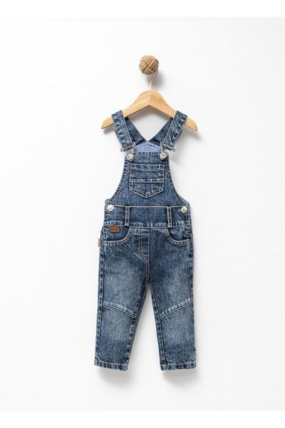 Ufuk Çizgisi Boy's 1-4 Years Denim Salopet