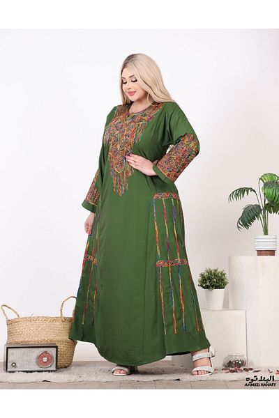 Genrics Comfortable, embroidered, cotton, ready-to-wear reception jalabiya