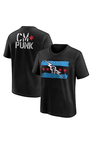 LEIVOR Βαμβακερό μπλουζάκι Cm Punk Hell Froze Over Printed