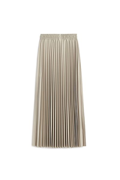 praye Lace up Pleated Skirt Stone