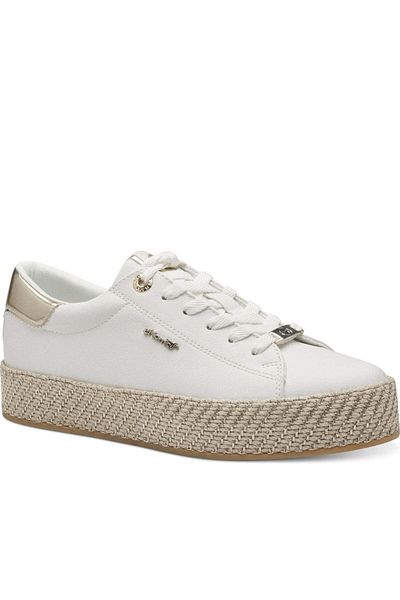 Tamaris Pantofi de damă Tamaris White Trainers