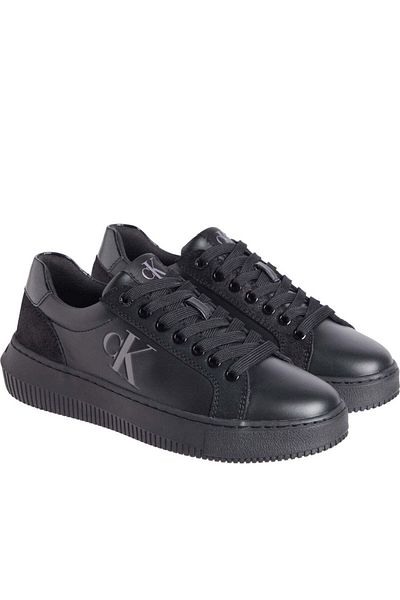 Calvin Klein Jeans Black Trainers Womens Shoes