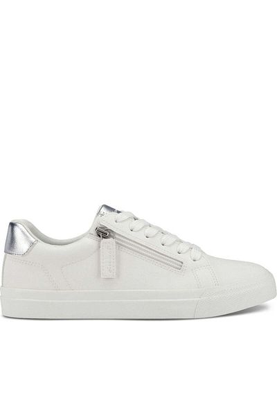 Tamaris White Trainers Womens Shoes