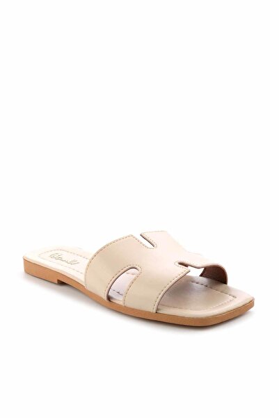 Bambi Beige Women's Slippers K04101000609
