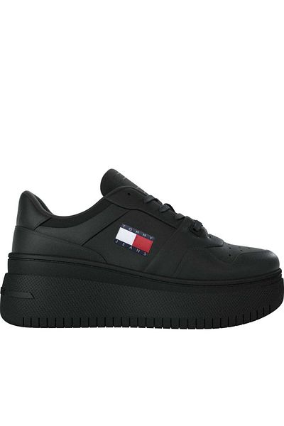 Tommy Jeans Black Trainers Womens Shoes