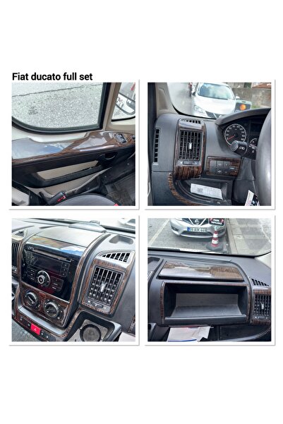 meriç cockpit design فيات دوكاتو 2006 - 2014 مجموعة كاملة من قشرة الماهوجني