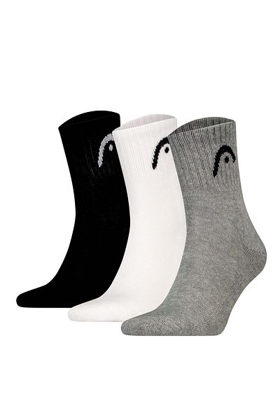 Head Unisex Socken, 3er Pack - All Sports Training Short Crew, Sportsocken, Logo, einfarbig