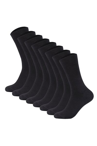 camano Unisex Socken - Organic Cotton, einfarbig, 8er Pack