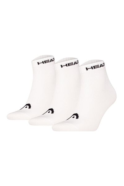 Head Unisex Quarter Socken, 3er Pack - Elements All Sport Quarter, Logo, einfarbig