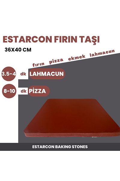 EstarconBakingStone 4Pcs 36Cmx40Cmx1.8Cm Baking Stone Pizza Stone Baking Stone Bread Stone