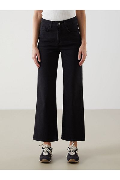 LC Waikiki New Season Wideleg Women's Jean Trousers - S5M814Z8