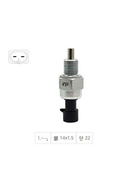 KLF مستشعر الرجوع للخلف (مع مقبسين) (14 × 1.5) ديلي II