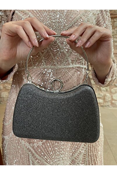 BUKAWEAR Rochie de seară de mână pentru femei Büka, cu sclipici, cu curea lun...