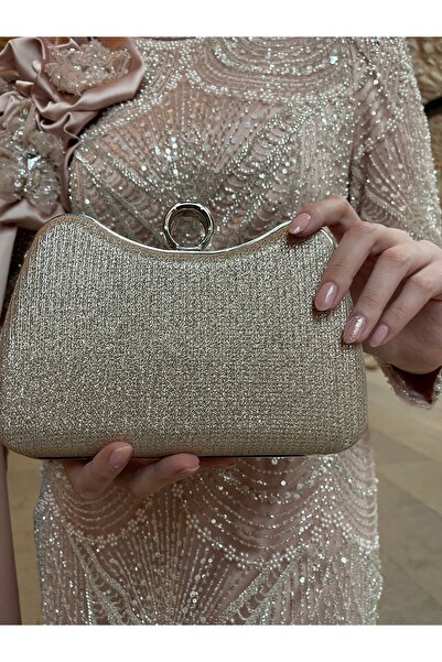 BUKAWEAR Büka Γυναικείο βραδινό φόρεμα με μακρύ μεταλλικό λουράκι με ασημί δά...