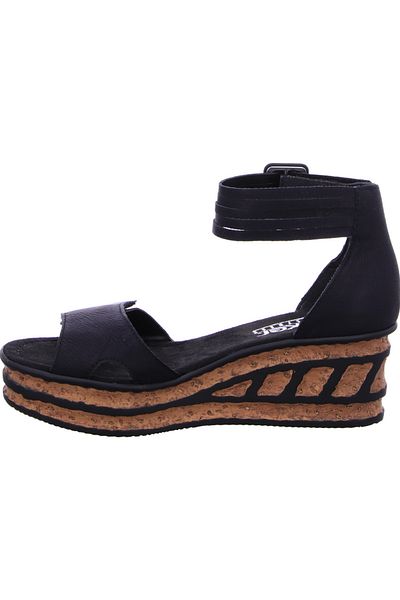 Rieker Komfort Sandalen ’für Damen In Schwarz’