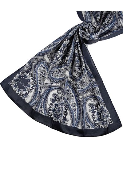 mim eşarp Σάλι Jan Jan με έθνικ σχέδιο Sina Silk 75x190 cm
