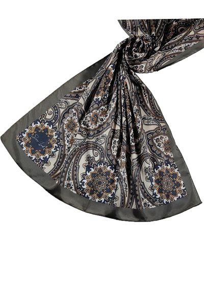 mim eşarp Σάλι Jan Jan με έθνικ σχέδιο Sina Silk 75x190 cm