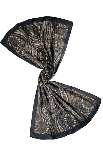mim eşarp Σάλι Jan Jan με έθνικ σχέδιο Sina Silk 75x190 cm