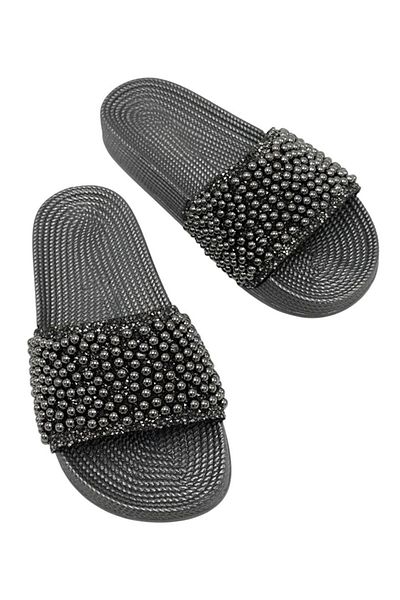 Liger Casual Slippers - Χάντρες και Ασημί