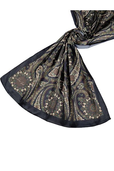 mim eşarp Σάλι Jan Jan με έθνικ σχέδιο Sina Silk 75x190 cm