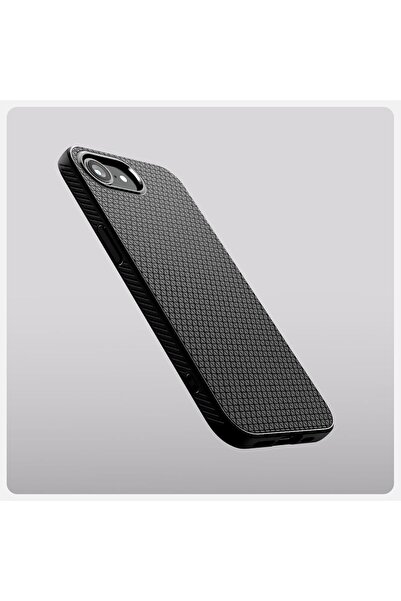 Spigen Liquid Air designed for iPhone 16E case cover (2025) - Matte Black