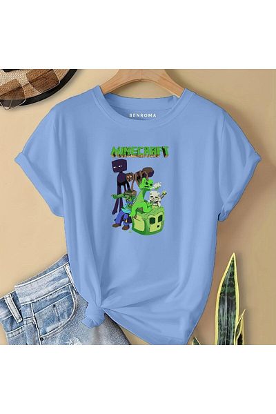 BENROMA 1 tricou este un cadou pentru achiziții de 6 și mai sus în coș - tricou pentru copii imprimat cu personaje de desene animate