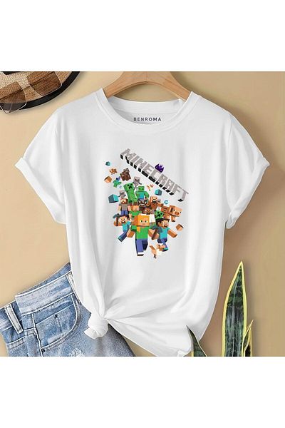 BENROMA 1 tricou este un cadou pentru achiziții de 6 și mai sus în coș - tricou pentru copii imprimat cu personaje de desene animate