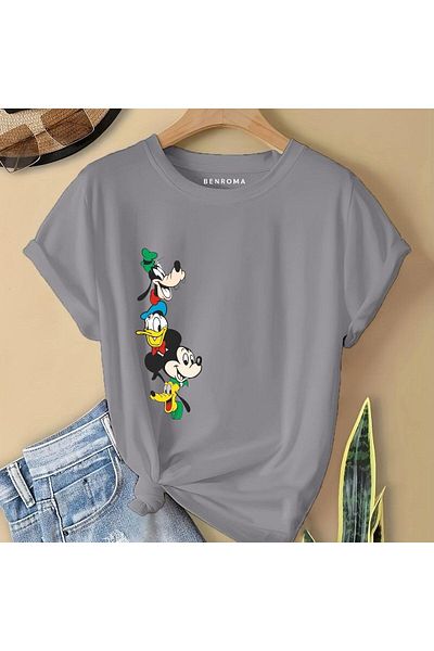 BENROMA 1 tricou este un cadou pentru achiziții de 6 și mai sus în coș - tricou pentru copii imprimat cu personaje de desene animate