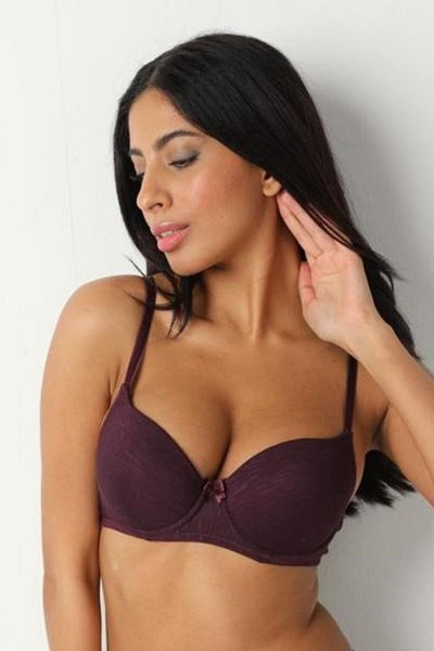 CALİENTE Bra Single Filament Empty Plum