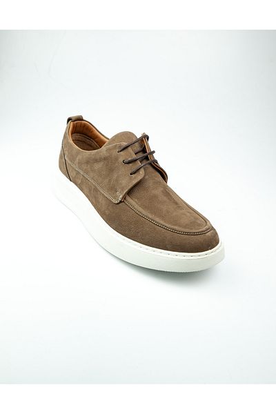 JAMES FRANCO 1860 Mink Nubuck Leather Casual Men's Shoes