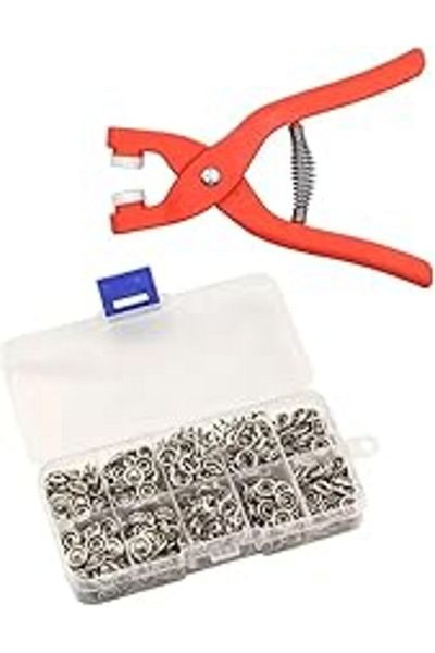 Keyfi Sepet Practical Snap Button Clamp - 100 Pieces Machine