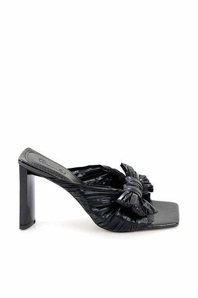 Bambi Metallic Black Women's Slippers K04188130609