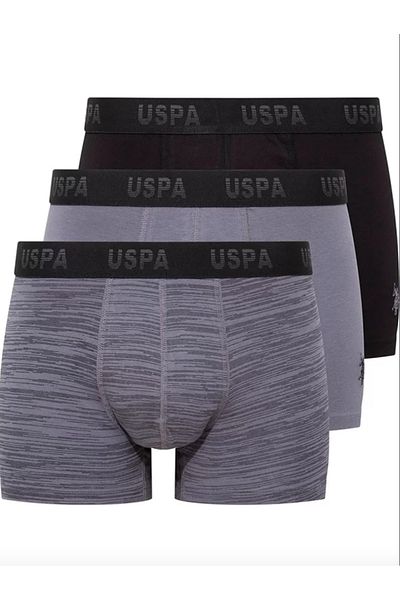 U.S. Polo Assn. Ανδρικό σετ μπόξερ 3 τεμαχίων - 95% βαμβάκι 5% ελαστάνη με άδεια USPA