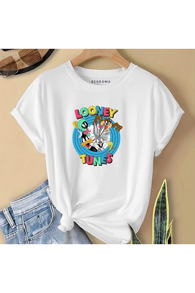 BENROMA 1 tricou este un cadou pentru achiziții de 6 și mai sus în coș - Tricou pentru copii cu imprimeu Looney