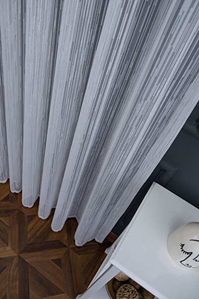 Taç Farbateks New Design - Planting Broken Line, 2 Layers of Pleated Iron, Doesn't Want Crease Tulle