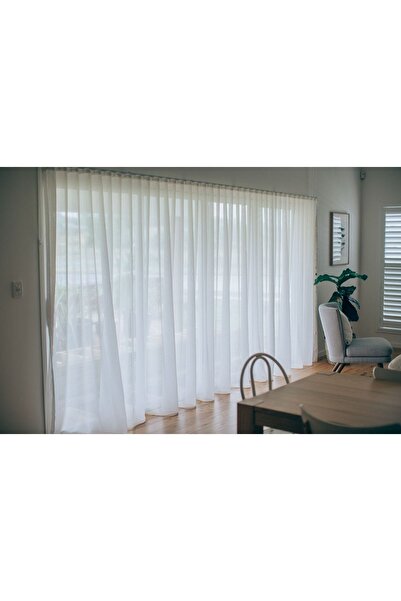 farbateks 2 Layer Pleat Tulle - Plain and Simple Curtain