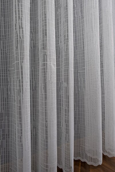 Taç Farbateks Planting Beam Model Pattern Design 3 Layers Pleated Don't Want Ironing Tulle Curtain