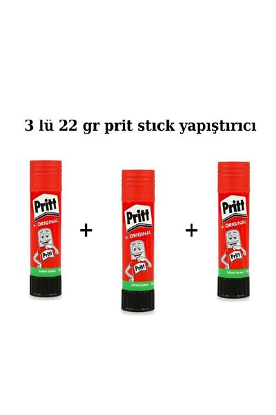 Pritt Лепило на стик 22 гр. 3 броя